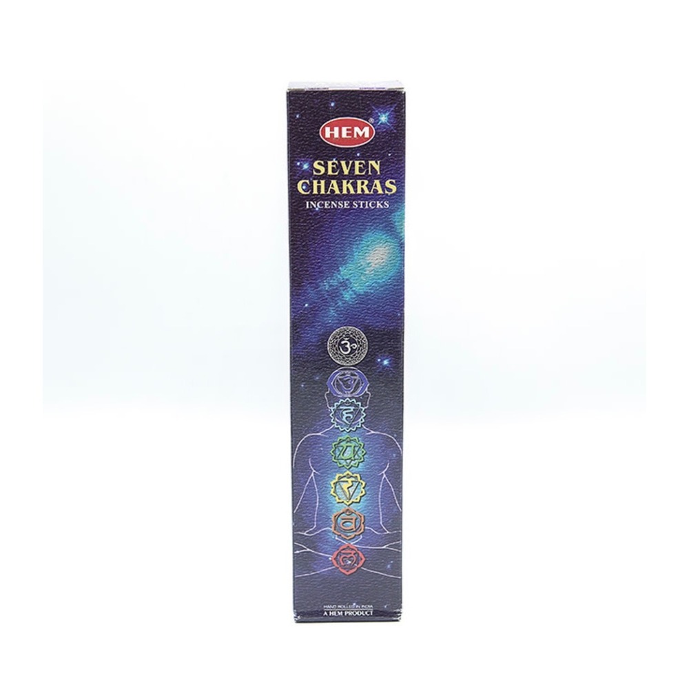 Hem Seven Chakras Incense Sticks‎ Indie Boho New (7x5 sticks 35 total sticks)